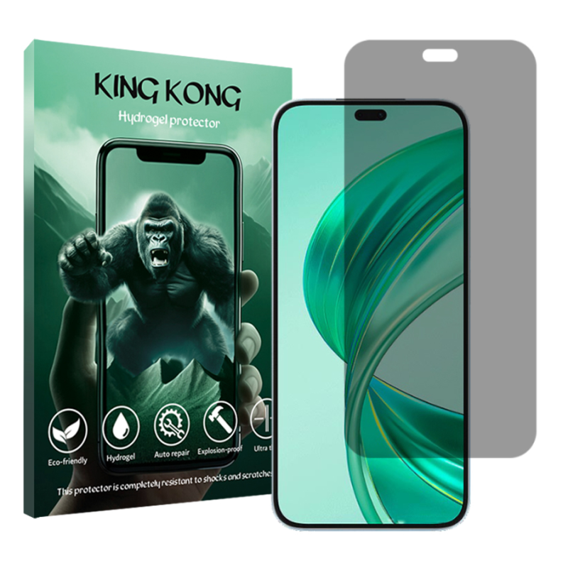 محافظ صفحه نمایش حریم شخصی گوشی آنر X8b کینگ کونگ مدل T‌ough 