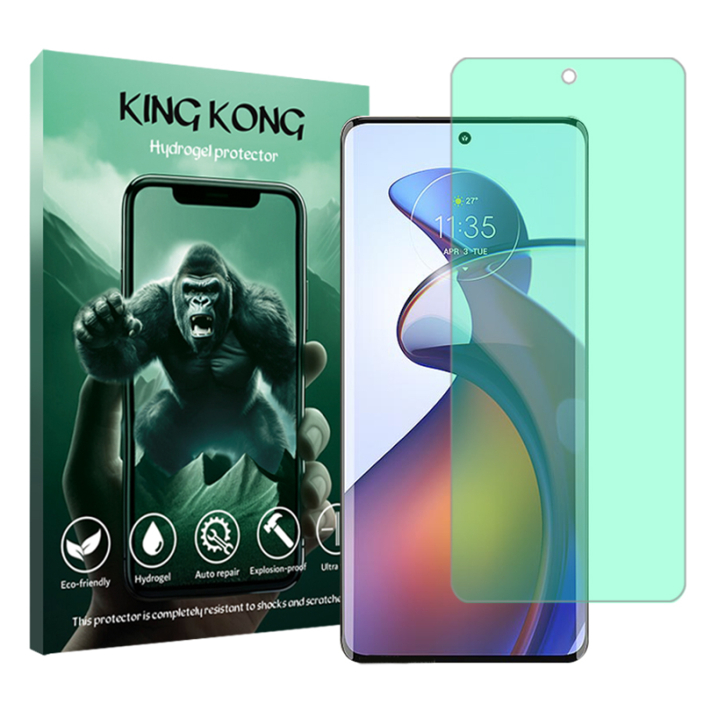 محافظ صفحه نمایش گرین لایت کینگ کونگ مدل Tough مناسب برای گوشی موبایل موتورولا Edge 30 Fusion محافظ صفحه نمایش گرین لایت کینگ کونگ مدل Tough مناسب برای گوشی موبایل موتورولا Edge 30 Fusion