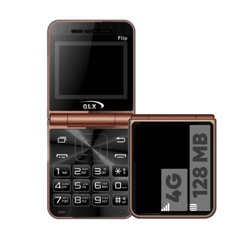 گوشی موبایل جی ال ایکس مدل Flip دو سیم کارت-طلایی گوشی موبایل جی ال ایکس مدل Flip دو سیم کارت-طلایی