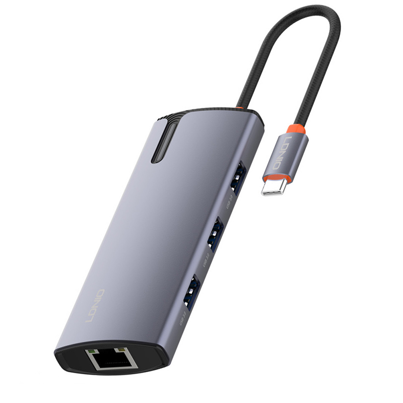 هاب USB-C الدینیو 6 پورت مدل DS-16U هاب USB-C الدینیو 6 پورت مدل DS-16U