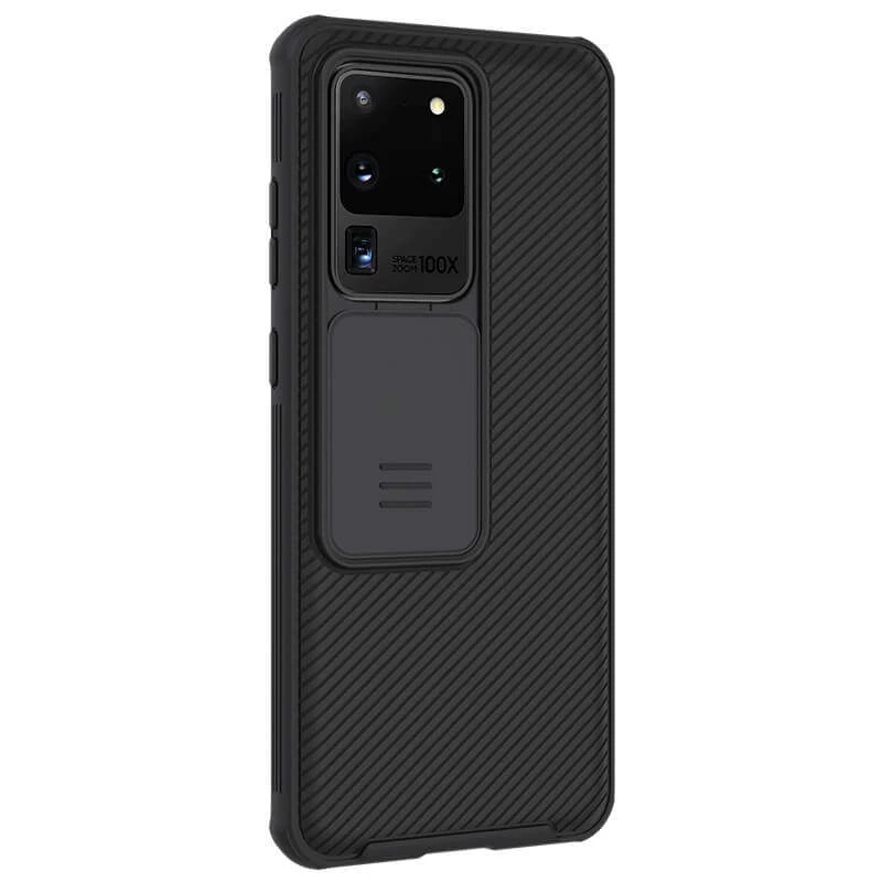 کاور گوشی سامسونگ Galaxy S20 Ultra نیلکین مدل CAMSHIELD-PRO-S20ULT -مشکی کاور گوشی سامسونگ Galaxy S20 Ultra نیلکین مدل CAMSHIELD-PRO-S20ULT -مشکی