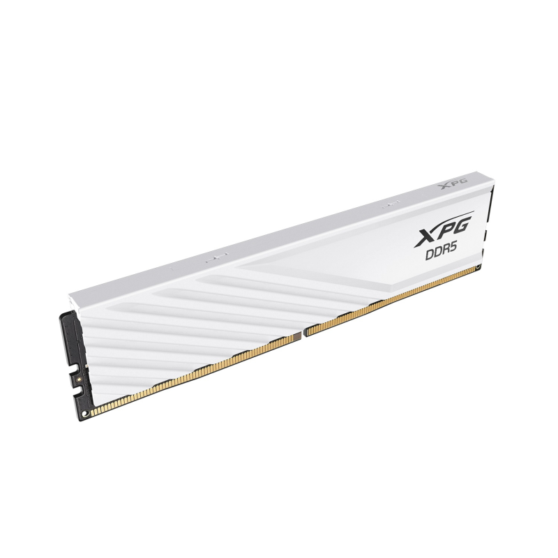 رم دسکتاپ DDR5 دو کاناله 5600 مگاهرتز CL46 ایکس پی جی مدل LANCER BLADE WHITE ظرفیت 32 گیگابایت رم دسکتاپ DDR5 دو کاناله 5600 مگاهرتز CL46 ایکس پی جی مدل LANCER BLADE WHITE ظرفیت 32 گیگابایت