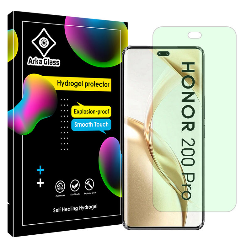 محافظ صفحه نمایش گرین لایت گوشی آنر Honor 200 Pro آرکا گلس مدل Tough محافظ صفحه نمایش گرین لایت گوشی آنر Honor 200 Pro آرکا گلس مدل Tough