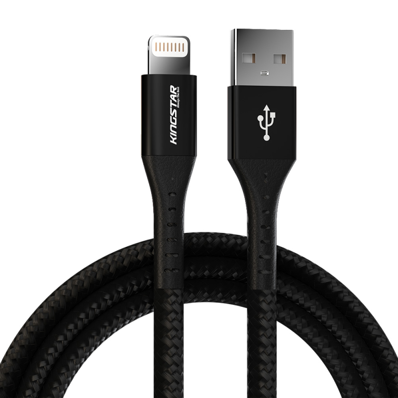کابل تبدیل USB به لایتنینگ کینگ استار مدل K125i طول 1.2 متر کابل تبدیل USB به لایتنینگ کینگ استار مدل K125i طول 1.2 متر