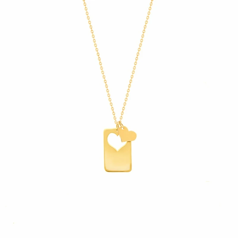 گردنبند طلا 18 عیار زنانه کامک مدل قلب گردنبند طلا 18 عیار زنانه کامک مدل قلب