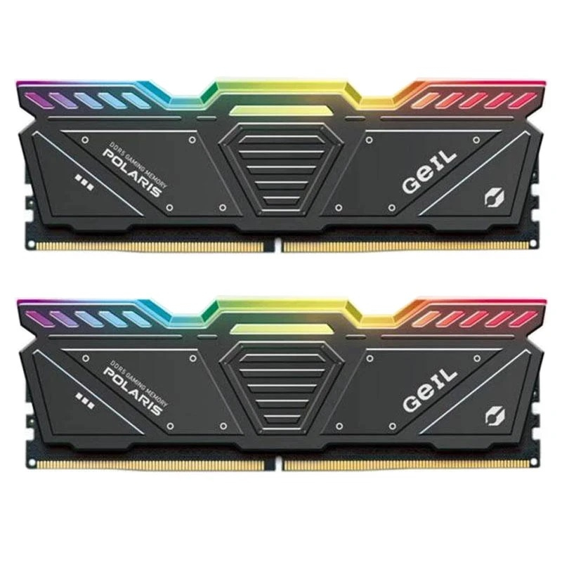 رم کامپیوتر DDR5 دو کاناله 4800 مگاهرتز CL40 گیل مدل POLARIS RGB ظرفیت 64 گیگابایت رم کامپیوتر DDR5 دو کاناله 4800 مگاهرتز CL40 گیل مدل POLARIS RGB ظرفیت 64 گیگابایت