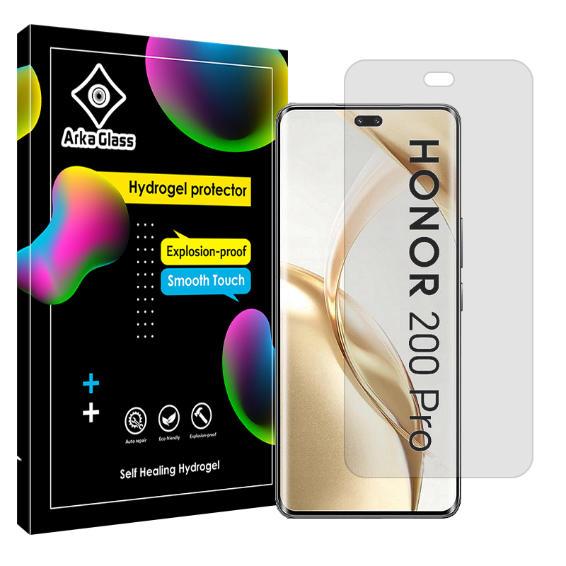 محافظ صفحه نمایش مات آرکا گلس مدل Tough مناسب برای گوشی موبایل آنر 200 Pro محافظ صفحه نمایش مات آرکا گلس مدل Tough مناسب برای گوشی موبایل آنر 200 Pro