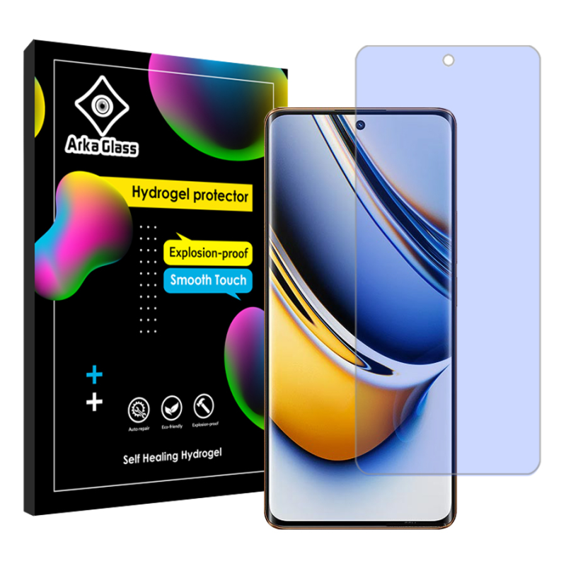 محافظ صفحه نمایش آنتی بلو آرکا گلس مدل Tough مناسب برای گوشی موبایل ریلمی 11 Pro Plus