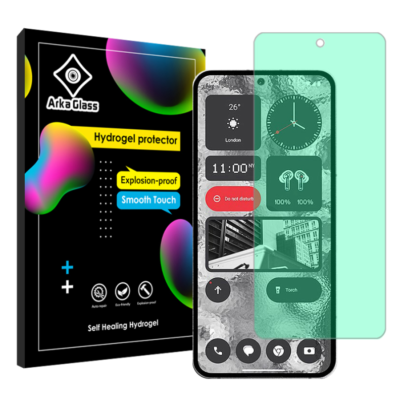 محافظ صفحه نمایش گرین لایت آرکا گلس مدل Tough مناسب برای گوشی موبایل ناتینگ فون 2