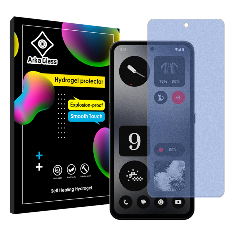 محافظ صفحه نمایش مات ضد اشعه آبی آرکا گلس مدل Tough مناسب برای گوشی موبایل ناتینگ فون CMF 1 محافظ صفحه نمایش مات ضد اشعه آبی آرکا گلس مدل Tough مناسب برای گوشی موبایل ناتینگ فون CMF 1