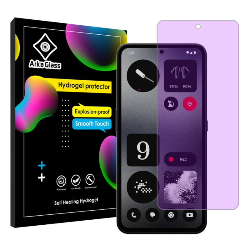 محافظ صفحه نمایش ضد اشعه بنفش آرکا گلس مدل Tough مناسب برای گوشی موبایل ناتینگ CMF Phone 1 محافظ صفحه نمایش ضد اشعه بنفش آرکا گلس مدل Tough مناسب برای گوشی موبایل ناتینگ CMF Phone 1