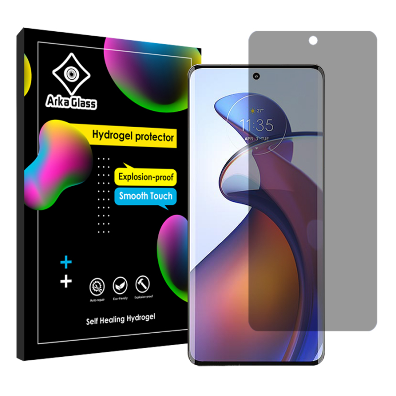 محافظ صفحه نمایش حریم شخصی آرکا گلس مدل Tough مناسب برای گوشی موبایل موتورولا Edge 30 Fusion محافظ صفحه نمایش حریم شخصی آرکا گلس مدل Tough مناسب برای گوشی موبایل موتورولا Edge 30 Fusion