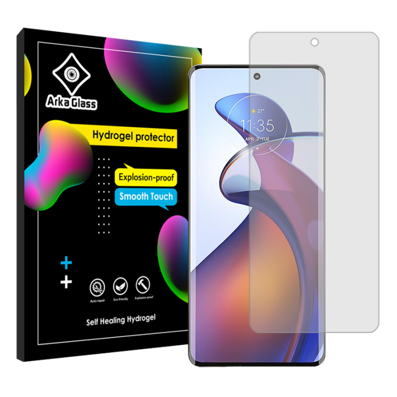 محافظ صفحه نمایش شفاف آرکا گلس مدل Tough مناسب برای گوشی موبایل موتورولا Edge 30 Fusion محافظ صفحه نمایش شفاف آرکا گلس مدل Tough مناسب برای گوشی موبایل موتورولا Edge 30 Fusion