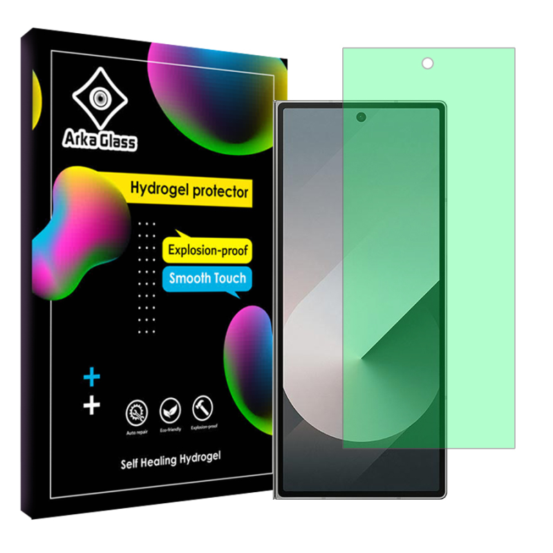 محافظ صفحه نمایش گرین لایت آرکا گلس مدل Tough مناسب برای گوشی موبایل سامسونگ Galaxy Z Fold6 محافظ صفحه نمایش گرین لایت آرکا گلس مدل Tough مناسب برای گوشی موبایل سامسونگ Galaxy Z Fold6