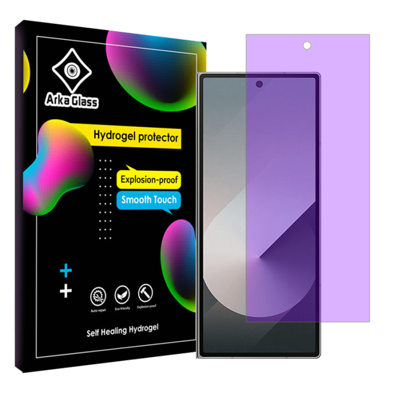 محافظ صفحه نمایش آنتی پرپل آرکا گلس مدل Tough مناسب برای گوشی موبایل سامسونگ Galaxy Z Fold6 محافظ صفحه نمایش آنتی پرپل آرکا گلس مدل Tough مناسب برای گوشی موبایل سامسونگ Galaxy Z Fold6