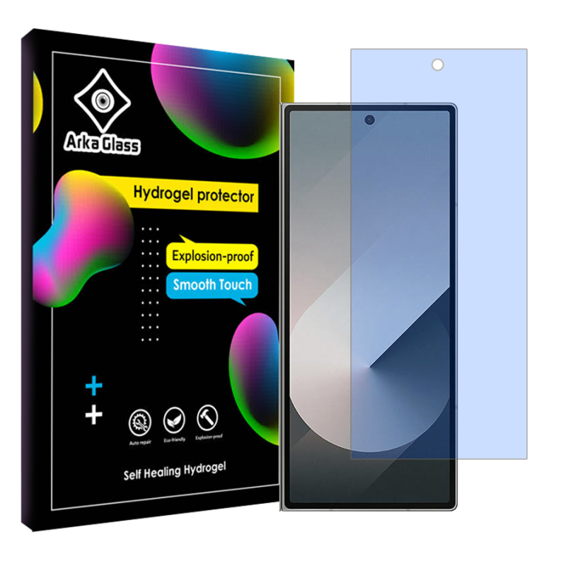 محافظ صفحه نمایش آنتی بلو آرکا گلس مدل Tough مناسب برای گوشی موبایل سامسونگ Galaxy Z Fold6 محافظ صفحه نمایش آنتی بلو آرکا گلس مدل Tough مناسب برای گوشی موبایل سامسونگ Galaxy Z Fold6