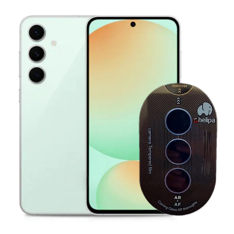 محافظ لنز دوربین گوشی سامسونگ Galaxy S24 FE چلیپا مدل Titanium-آبی کم رنگ محافظ لنز دوربین گوشی سامسونگ Galaxy S24 FE چلیپا مدل Titanium-آبی کم رنگ