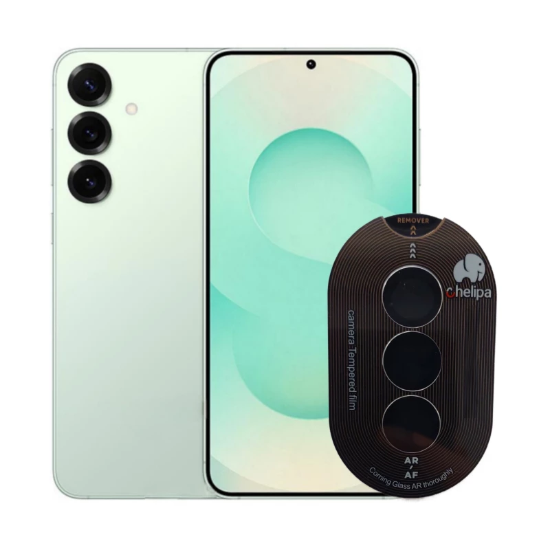 محافظ لنز دوربین گوشی سامسونگ Galaxy S25 Plus چلیپا مدل Titanium-نقرهای محافظ لنز دوربین گوشی سامسونگ Galaxy S25 Plus چلیپا مدل Titanium-نقرهای