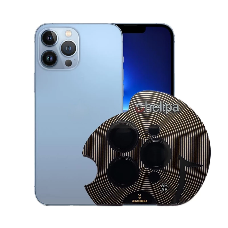 محافظ لنز دوربین گوشی اپل iPhone 13 Pro Max چلیپا مدل Titanium-تیتانیوم