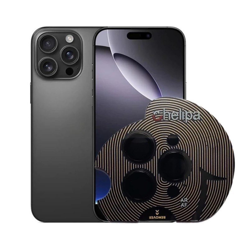 محافظ لنز دوربین گوشی اپل iPhone 16 Pro چلیپا مدل Titanium-صحرایی تیتانیوم محافظ لنز دوربین گوشی اپل iPhone 16 Pro چلیپا مدل Titanium-صحرایی تیتانیوم