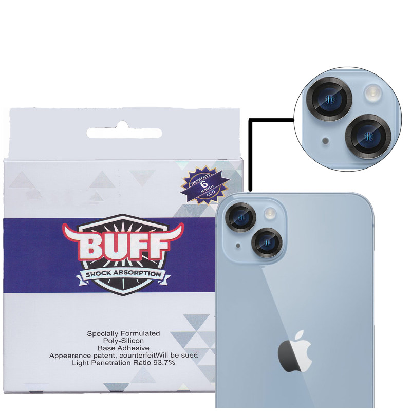 محافظ لنز دوربین گوشی اپل iPhone 14 / 14 Plus بوف مدل HD-ColorLenz-G -بنفش