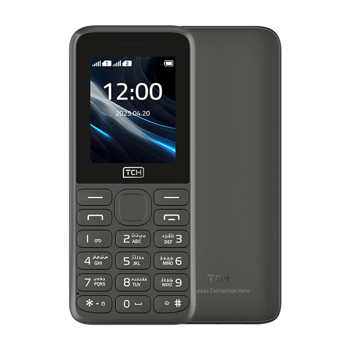 گوشی موبایل تی سی اچ مدل ARC دو سیم کارت-مشکی گوشی موبایل تی سی اچ مدل ARC دو سیم کارت-مشکی