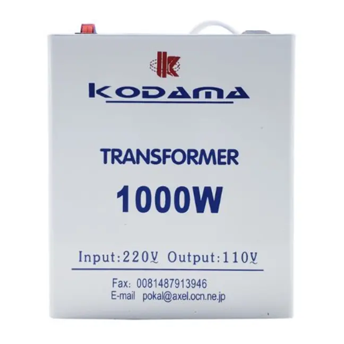 ترانسفورماتور کوداما 1000 وات مدل KT1000W