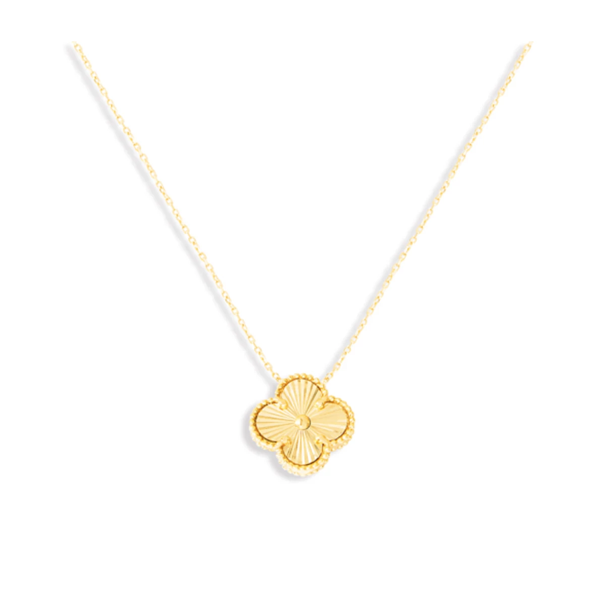 گردنبند طلا زنانه مدل ونکلیف تراش کد wn4141-1.92