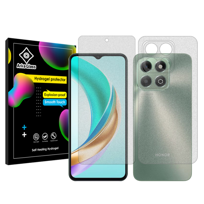 محافظ صفحه نمایش مات آرکا گلس مدل Tough مناسب برای گوشی موبایل آنر X6b به همراه محافظ پشت گوشی محافظ صفحه نمایش مات آرکا گلس مدل Tough مناسب برای گوشی موبایل آنر X6b به همراه محافظ پشت گوشی