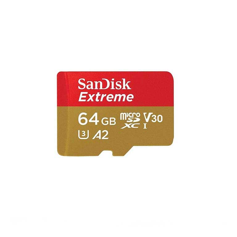 کارت حافظه microSDXC سن دیسک مدل Extreme PRO کلاس A2 استاندارد UHS-I U3 سرعت 170MBs ظرفیت 64 گیگابایت کارت حافظه microSDXC سن دیسک مدل Extreme PRO کلاس A2 استاندارد UHS-I U3 سرعت 170MBs ظرفیت 64 گیگابایت