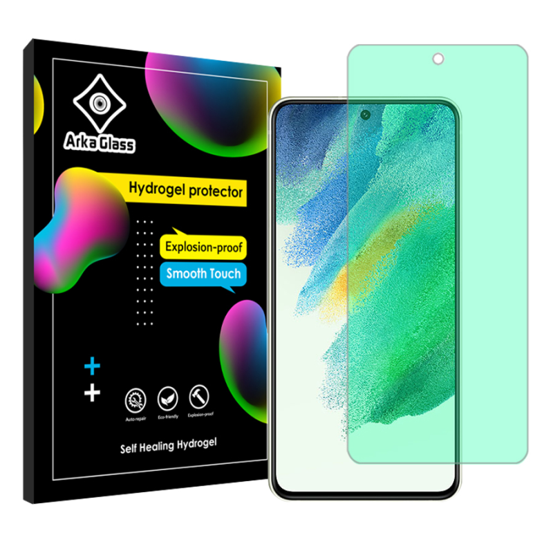 محافظ صفحه نمایش گرین لایت آرکا گلس مدل Tough مناسب برای گوشی موبایل سامسونگ Galaxy S21 FE 5G محافظ صفحه نمایش گرین لایت آرکا گلس مدل Tough مناسب برای گوشی موبایل سامسونگ Galaxy S21 FE 5G