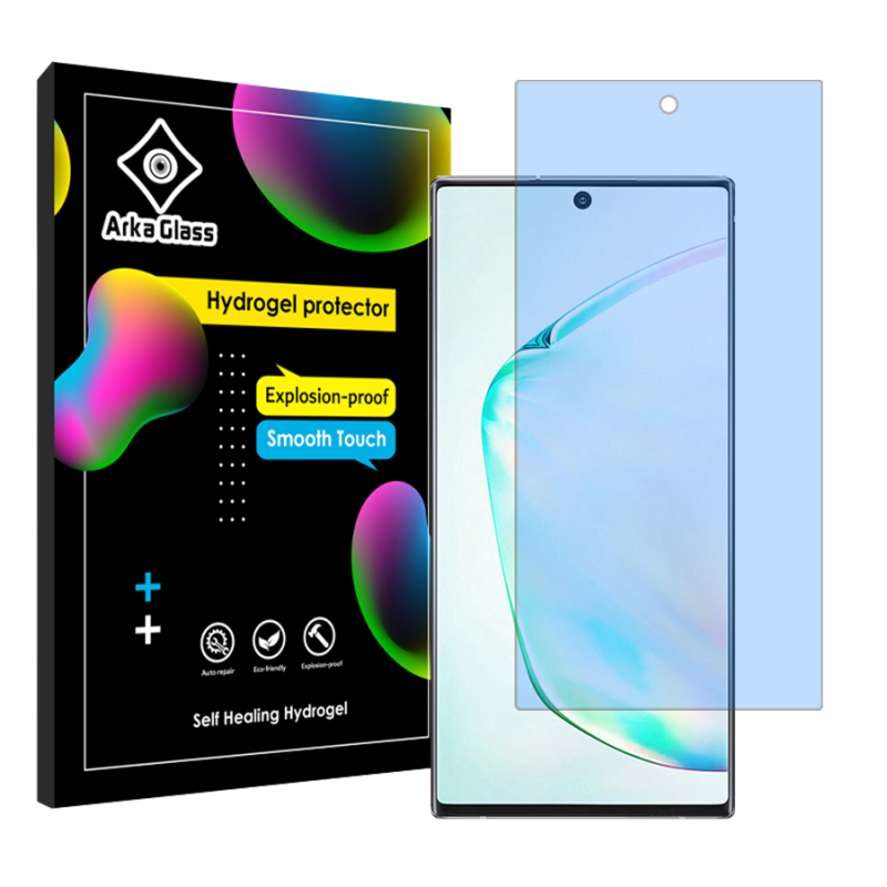محافظ صفحه نمایش آنتی بلو آرکا گلس مدل Tough مناسب برای گوشی موبایل سامسونگ Galaxy Note10 Plus