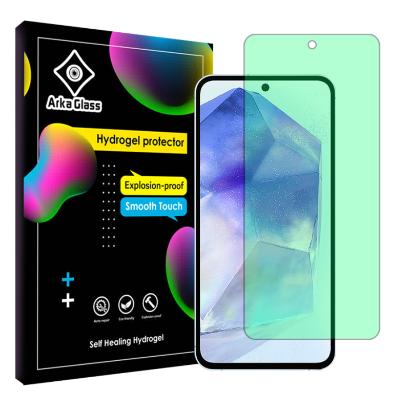 محافظ صفحه نمایش گرین لایت آرکا گلس مدل Tough مناسب برای گوشی موبایل سامسونگ Galaxy A55 5G