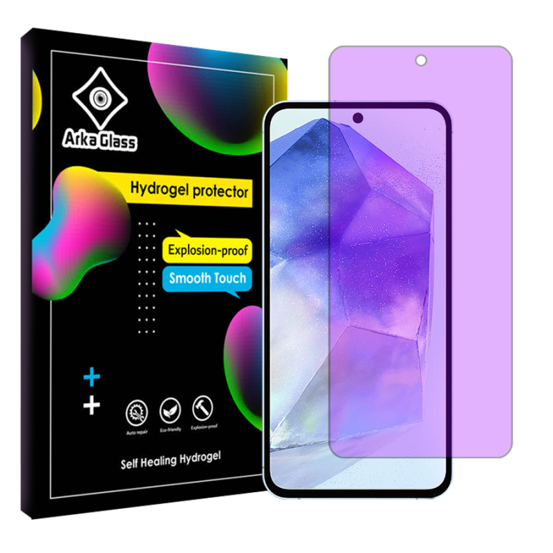 محافظ صفحه نمایش ضد اشعه بنفش آرکا گلس مدل Tough مناسب برای گوشی موبایل سامسونگ Galaxy A55 5G محافظ صفحه نمایش ضد اشعه بنفش آرکا گلس مدل Tough مناسب برای گوشی موبایل سامسونگ Galaxy A55 5G