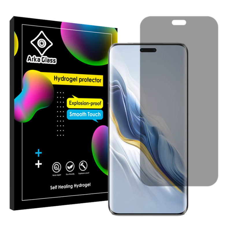 محافظ صفحه نمایش حریم شخصی آرکا گلس مدل Tough مناسب برای گوشی موبایل آنر Magic 6 Pro