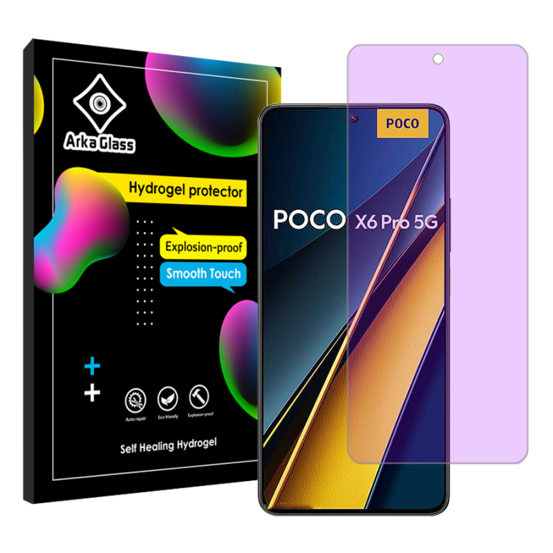 محافظ صفحه نمایش آنتی پرپل آرکا گلس مدل Tough مناسب برای گوشی موبایل شیائومی Poco X6 Pro محافظ صفحه نمایش آنتی پرپل آرکا گلس مدل Tough مناسب برای گوشی موبایل شیائومی Poco X6 Pro