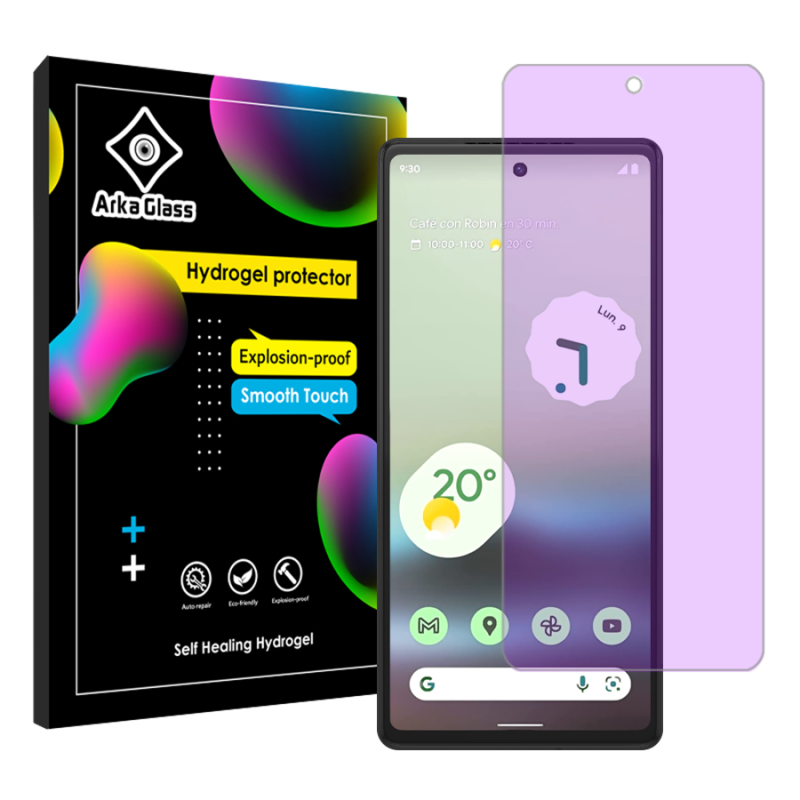 محافظ صفحه نمایش ضد اشعه بنفش آرکا گلس مدل Tough مناسب برای گوشی موبایل گوگل Pixel 6a