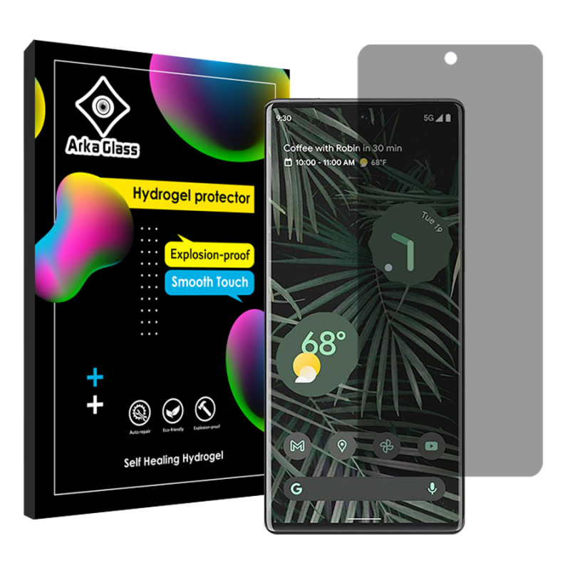 محافظ صفحه نمایش حریم شخصی آرکا گلس مدل Tough مناسب برای گوشی موبایل گوگل Pixel 6 Pro