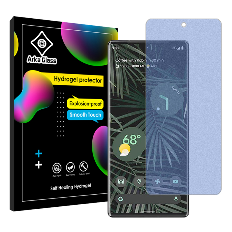 محافظ صفحه نمایش مات ضد اشعه آبی آرکا گلس مدل Tough مناسب برای گوشی موبایل گوگل Pixel 6 Pro