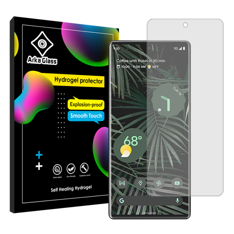 محافظ صفحه نمایش شفاف آرکا گلس مدل Tough مناسب برای گوشی موبایل گوگل Pixel 6 Pro