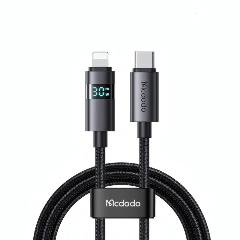 کابل تبدیل USB-C به لایتنینگ مک دودو مدل CA-657 طول 1.2 متر کابل تبدیل USB-C به لایتنینگ مک دودو مدل CA-657 طول 1.2 متر