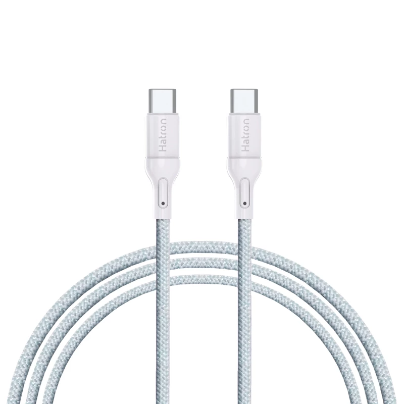 کابل دوسر USB-C هترون مدل HC610HB طول 1 متر-آبی