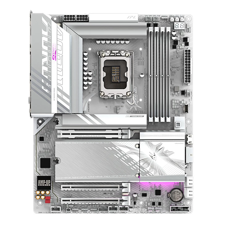 مادربرد گیگابایت مدل Z890 AORUS ELITE WIFI7 ICE-سفید