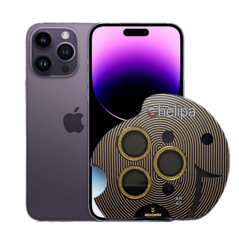 محافظ لنز دوربین گوشی اپل iPhone 14 Pro Max چلیپا مدل shine