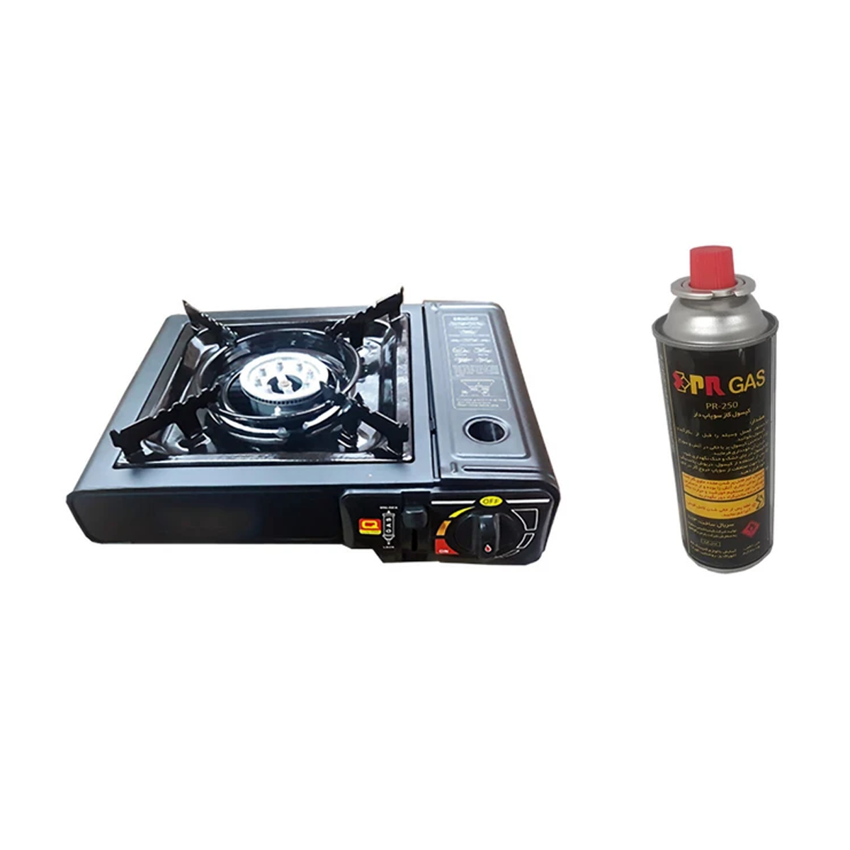 اجاق سفری پارس رگولاتور مدل 6499 به همراه کپسول گاز سفری