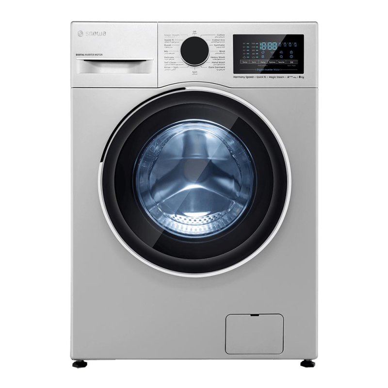 ماشین لباسشویی اسنوا 8 کیلویی مدل SWM-B80S