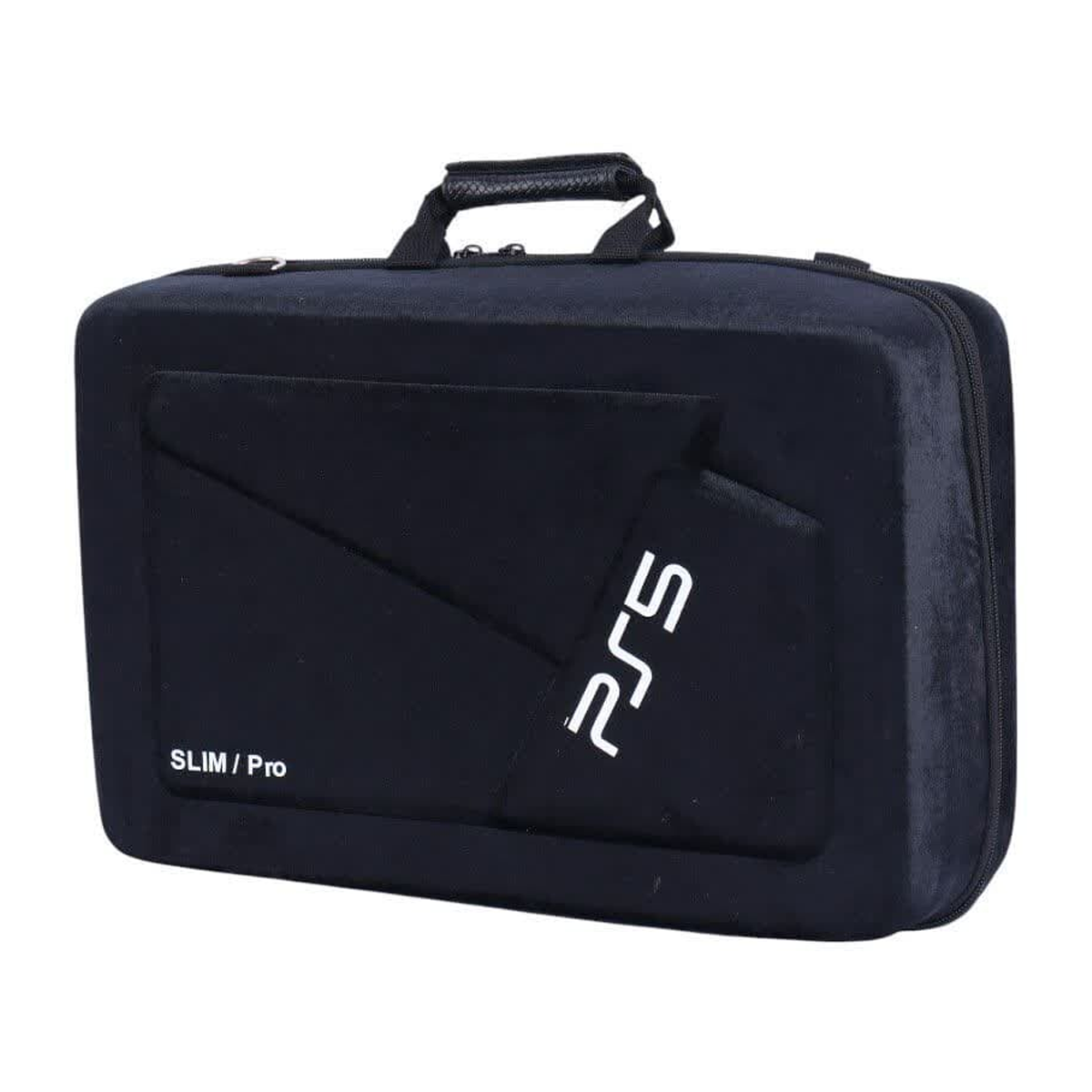 کیف کنسول پلی استیشن 5 اسلیم و پرو مدل مخملی کد 9-مشکی کیف کنسول پلی استیشن 5 اسلیم و پرو مدل مخملی کد 9-مشکی