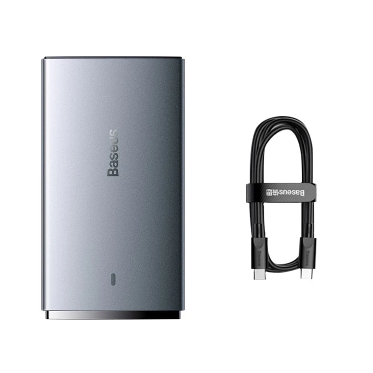 شارژر دیواری باسئوس مدل GaN5 Pro Ultra-Slim توان 65 وات-خاکستری شارژر دیواری باسئوس مدل GaN5 Pro Ultra-Slim توان 65 وات-خاکستری