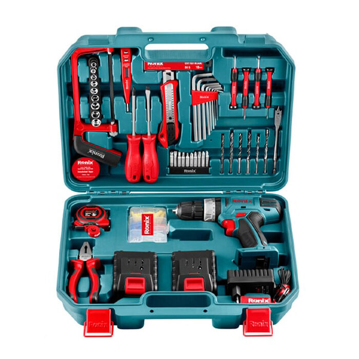 پیچ گوشتی شارژی رونیکس مدل RS-8018 مجموعه 53 عددی پیچ گوشتی شارژی رونیکس مدل RS-8018 مجموعه 53 عددی