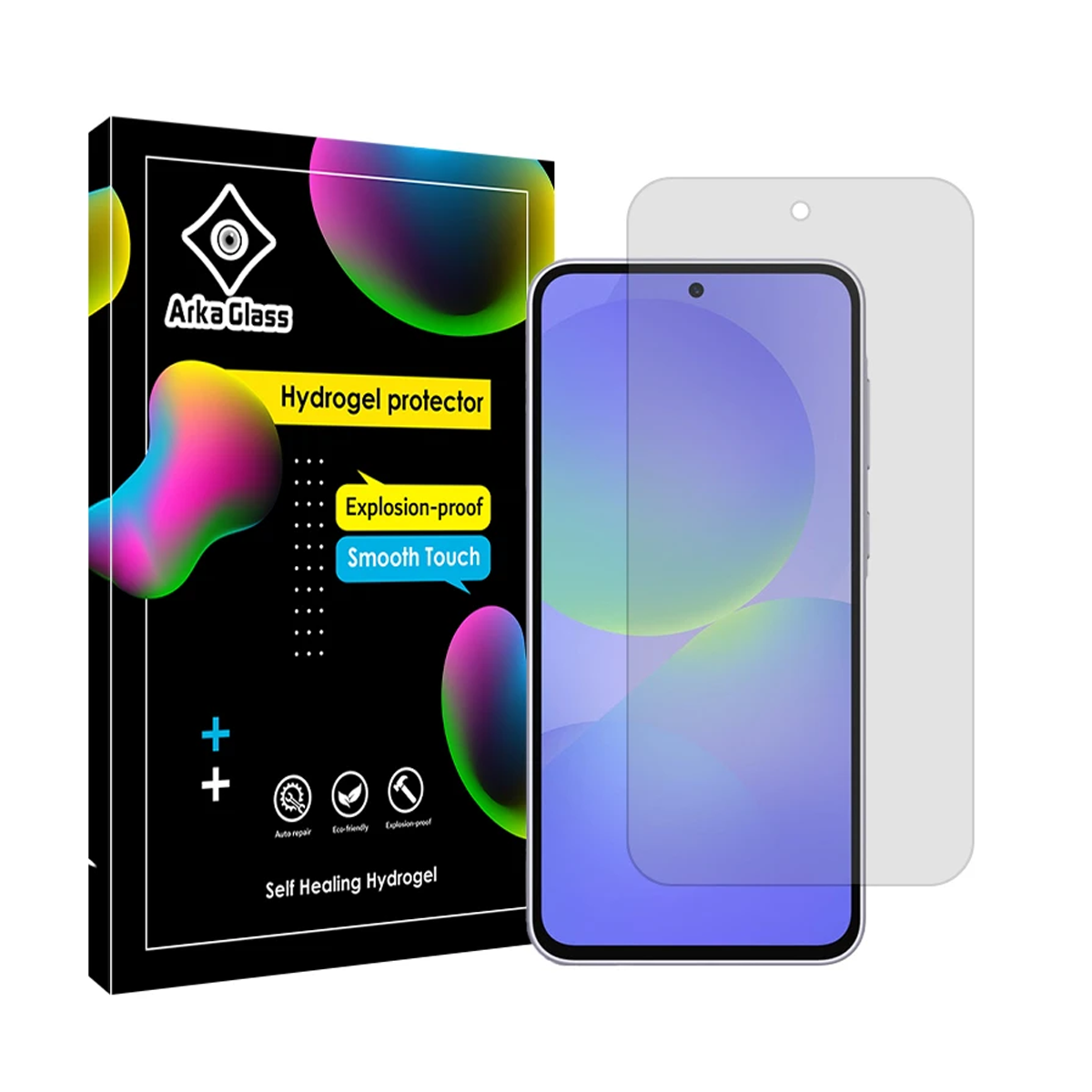 محافظ صفحه نمایش گوشی سامسونگ Galaxy A56 آرکا گلس مدل Tough-بی رنگ شفاف